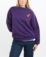 Vintage, 90s, Disney, Winnie, The, Pooh, Tigger', Sweatshirt, The Real Deal, size medium, colour Purple, newtown, sydney, australia, thrift store, opshop, preloved, secondhand, sustainable, retro, antique, 70s, 80s, 90s, 2000s, 00s, fashion, clothing, streetwear, trendy, garment, style, boutique, store, shop, archive, sale, cheap, best, top, Sweats and hoodies