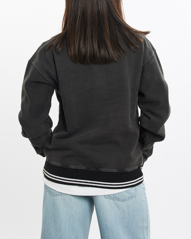 Vintage, NFL, Carolina, Panthers, Sweatshirt, The Real Deal, size double extra small, colour Black, newtown, sydney, australia, thrift store, opshop, preloved, secondhand, sustainable, retro, antique, 70s, 80s, 90s, 2000s, 00s, fashion, clothing, streetwear, trendy, garment, style, boutique, store, shop, archive, sale, cheap, best, top, Sweats and hoodies