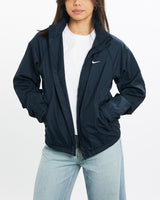 Vintage, Nike, Windbreaker, Jacket, The Real Deal, size double extra small, colour Navy, newtown, sydney, australia, thrift store, opshop, preloved, secondhand, sustainable, retro, antique, 70s, 80s, 90s, 2000s, 00s, fashion, clothing, streetwear, trendy, garment, style, boutique, store, shop, archive, sale, cheap, best, top, Jackets