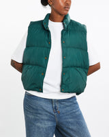 Vintage, 90s, L.L., Bean, Puffer, Vest, The Real Deal, size medium, colour Green, newtown, sydney, australia, thrift store, opshop, preloved, secondhand, sustainable, retro, antique, 70s, 80s, 90s, 2000s, 00s, fashion, clothing, streetwear, trendy, garment, style, boutique, store, shop, archive, sale, cheap, best, top, Jackets