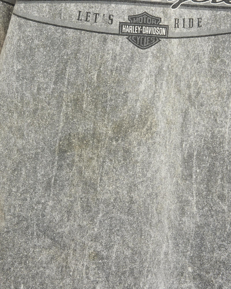 Vintage, 90s, Harley, Davidson, Tank, The Real Deal, size medium, colour Grey, newtown, sydney, australia, thrift store, opshop, preloved, secondhand, sustainable, retro, antique, 70s, 80s, 90s, 2000s, 00s, fashion, clothing, streetwear, trendy, garment, style, boutique, store, shop, archive, sale, cheap, best, top, T-Shirts