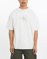 Vintage, Calvin, Klein, Tee, The Real Deal, size large, colour Grey, newtown, sydney, australia, thrift store, opshop, preloved, secondhand, sustainable, retro, antique, 70s, 80s, 90s, 2000s, 00s, fashion, clothing, streetwear, trendy, garment, style, boutique, store, shop, archive, sale, cheap, best, top, T-Shirts