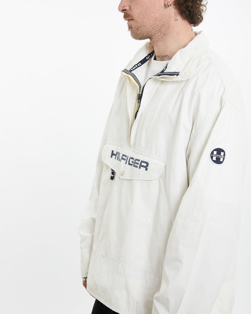 Vintage 90s Tommy Hilfiger Windbreaker Jacket <br>L , The Real Deal , newtown, sydney, australia, thrift store, opshop, preloved, secondhand, sustainable, retro, antique, 70s, 80s, 90s, 2000s, 00s, fashion, clothing, streetwear, trendy, garment, style, boutique, store, shop, archive, sale, cheap, best, top