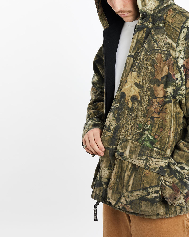 Vintage, Mossy, Oak, Realtree, Camo, Jacket, The Real Deal, size extra large, colour Multicolour, newtown, sydney, australia, thrift store, opshop, preloved, secondhand, sustainable, retro, antique, 70s, 80s, 90s, 2000s, 00s, fashion, clothing, streetwear, trendy, garment, style, boutique, store, shop, archive, sale, cheap, best, top, Jackets