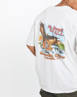 Vintage, Harley, Davidson, Owners, Group, Tee, The Real Deal, size large, colour White, newtown, sydney, australia, thrift store, opshop, preloved, secondhand, sustainable, retro, antique, 70s, 80s, 90s, 2000s, 00s, fashion, clothing, streetwear, trendy, garment, style, boutique, store, shop, archive, sale, cheap, best, top, T-Shirts