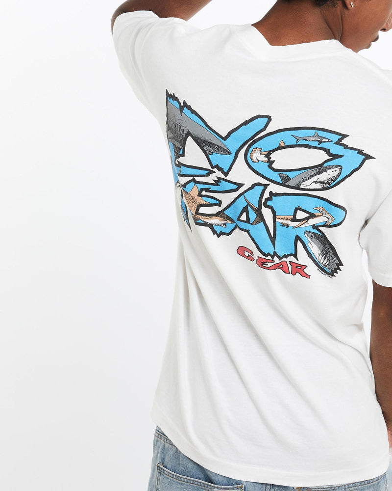 Vintage, 1995, No, Fear, Skate, Tee, The Real Deal, size large, colour White, newtown, sydney, australia, thrift store, opshop, preloved, secondhand, sustainable, retro, antique, 70s, 80s, 90s, 2000s, 00s, fashion, clothing, streetwear, trendy, garment, style, boutique, store, shop, archive, sale, cheap, best, top, T-Shirts