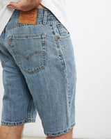 Vintage, Levi's, 505, Denim, Shorts, The Real Deal, size 32", colour Blue, newtown, sydney, australia, thrift store, opshop, preloved, secondhand, sustainable, retro, antique, 70s, 80s, 90s, 2000s, 00s, fashion, clothing, streetwear, trendy, garment, style, boutique, store, shop, archive, sale, cheap, best, top, Shorts