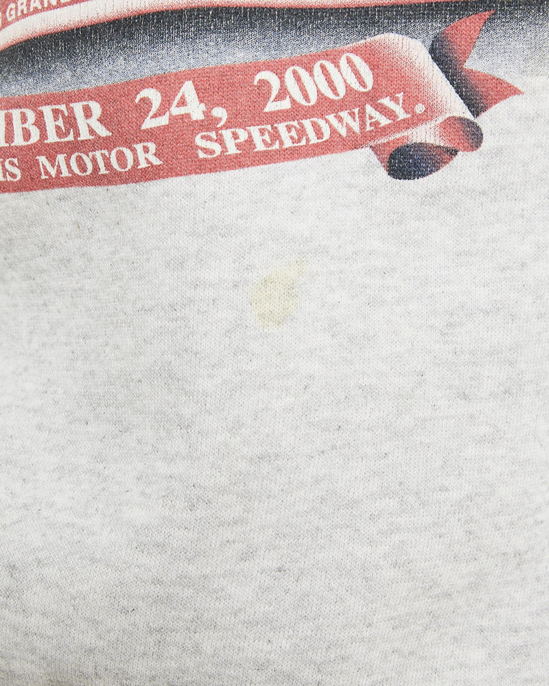 Vintage, United, States, Grand, Prix, Racing, Sweatshirt, The Real Deal, size large, colour Grey, newtown, sydney, australia, thrift store, opshop, preloved, secondhand, sustainable, retro, antique, 70s, 80s, 90s, 2000s, 00s, fashion, clothing, streetwear, trendy, garment, style, boutique, store, shop, archive, sale, cheap, best, top, Sweats and hoodies