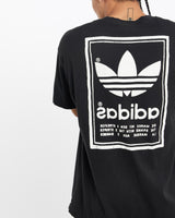 Vintage, Adidas, Tee, The Real Deal, size large, colour Black, newtown, sydney, australia, thrift store, opshop, preloved, secondhand, sustainable, retro, antique, 70s, 80s, 90s, 2000s, 00s, fashion, clothing, streetwear, trendy, garment, style, boutique, store, shop, archive, sale, cheap, best, top, T-Shirts