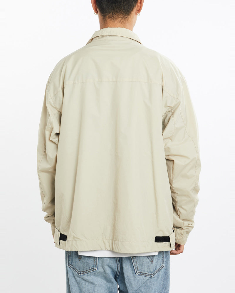 Vintage, Nike, Windbreaker, Jacket, The Real Deal, size large, colour Beige, newtown, sydney, australia, thrift store, opshop, preloved, secondhand, sustainable, retro, antique, 70s, 80s, 90s, 2000s, 00s, fashion, clothing, streetwear, trendy, garment, style, boutique, store, shop, archive, sale, cheap, best, top, Jackets