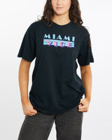 Vintage, Miami, Vice, Tee, The Real Deal, size medium, colour Black, newtown, sydney, australia, thrift store, opshop, preloved, secondhand, sustainable, retro, antique, 70s, 80s, 90s, 2000s, 00s, fashion, clothing, streetwear, trendy, garment, style, boutique, store, shop, archive, sale, cheap, best, top, T-Shirts