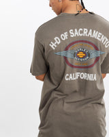 Vintage, 1996, Harley, Davidson, Tee, The Real Deal, size large, colour Grey, newtown, sydney, australia, thrift store, opshop, preloved, secondhand, sustainable, retro, antique, 70s, 80s, 90s, 2000s, 00s, fashion, clothing, streetwear, trendy, garment, style, boutique, store, shop, archive, sale, cheap, best, top, T-Shirts