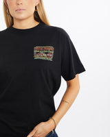 Vintage, Harley, Davidson, Tee, The Real Deal, size medium, colour Black, newtown, sydney, australia, thrift store, opshop, preloved, secondhand, sustainable, retro, antique, 70s, 80s, 90s, 2000s, 00s, fashion, clothing, streetwear, trendy, garment, style, boutique, store, shop, archive, sale, cheap, best, top, T-Shirts