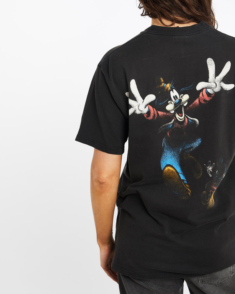 Vintage, 90s, Disney, Mickey, Mouse, Tee, The Real Deal, size medium, colour Black, newtown, sydney, australia, thrift store, opshop, preloved, secondhand, sustainable, retro, antique, 70s, 80s, 90s, 2000s, 00s, fashion, clothing, streetwear, trendy, garment, style, boutique, store, shop, archive, sale, cheap, best, top, T-Shirts