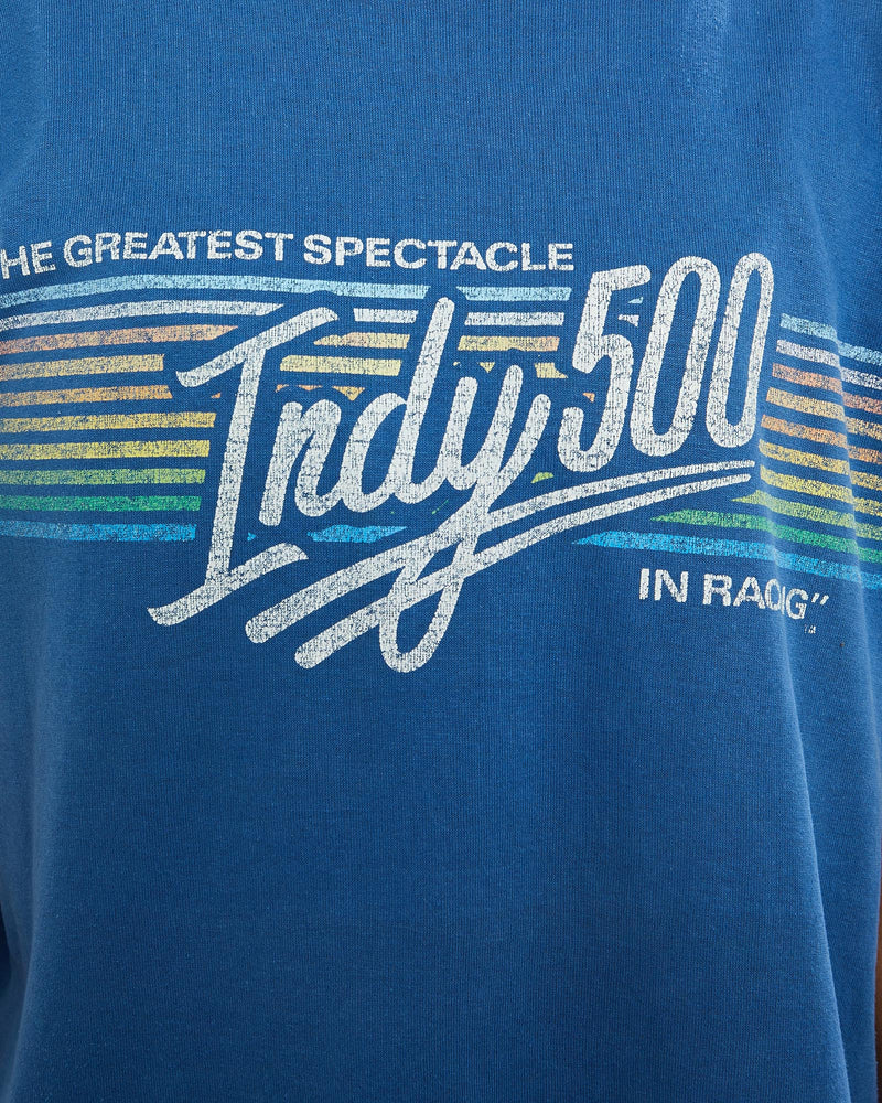 Vintage, 80s, Indy, 500, Racing, Tee, The Real Deal, size extra small, colour Blue, newtown, sydney, australia, thrift store, opshop, preloved, secondhand, sustainable, retro, antique, 70s, 80s, 90s, 2000s, 00s, fashion, clothing, streetwear, trendy, garment, style, boutique, store, shop, archive, sale, cheap, best, top, T-Shirts