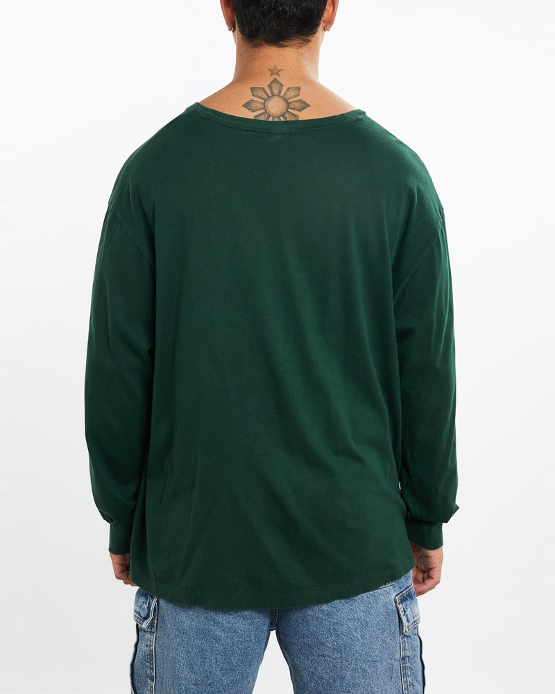 Vintage, 90s, Polo, Ralph, Lauren, Long, Sleeve, Tee, The Real Deal, size extra large, colour Green, newtown, sydney, australia, thrift store, opshop, preloved, secondhand, sustainable, retro, antique, 70s, 80s, 90s, 2000s, 00s, fashion, clothing, streetwear, trendy, garment, style, boutique, store, shop, archive, sale, cheap, best, top, T-Shirts