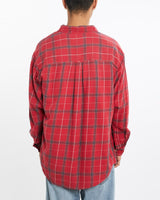Vintage, 90s, Chaps, Ralph, Lauren, Flannelette, Button, Up, Shirt, The Real Deal, size large, colour Red, newtown, sydney, australia, thrift store, opshop, preloved, secondhand, sustainable, retro, antique, 70s, 80s, 90s, 2000s, 00s, fashion, clothing, streetwear, trendy, garment, style, boutique, store, shop, archive, sale, cheap, best, top, Shirts