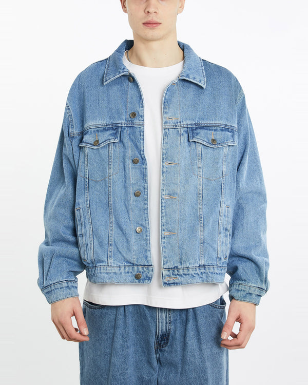Vintage, Wrangler, Blanket, Lined, Denim, Jacket, The Real Deal, size extra large, colour Blue, newtown, sydney, australia, thrift store, opshop, preloved, secondhand, sustainable, retro, antique, 70s, 80s, 90s, 2000s, 00s, fashion, clothing, streetwear, trendy, garment, style, boutique, store, shop, archive, sale, cheap, best, top, Jackets