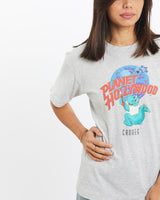 Vintage, 90s, Planet, Hollywood, Tee, The Real Deal, size double extra small, colour Grey, newtown, sydney, australia, thrift store, opshop, preloved, secondhand, sustainable, retro, antique, 70s, 80s, 90s, 2000s, 00s, fashion, clothing, streetwear, trendy, garment, style, boutique, store, shop, archive, sale, cheap, best, top, T-Shirts