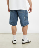 Vintage Lee Denim Carpenter Shorts <br>32" , The Real Deal , newtown, sydney, australia, thrift store, opshop, preloved, secondhand, sustainable, retro, antique, 70s, 80s, 90s, 2000s, 00s, fashion, clothing, streetwear, trendy, garment, style, boutique, store, shop, archive, sale, cheap, best, top