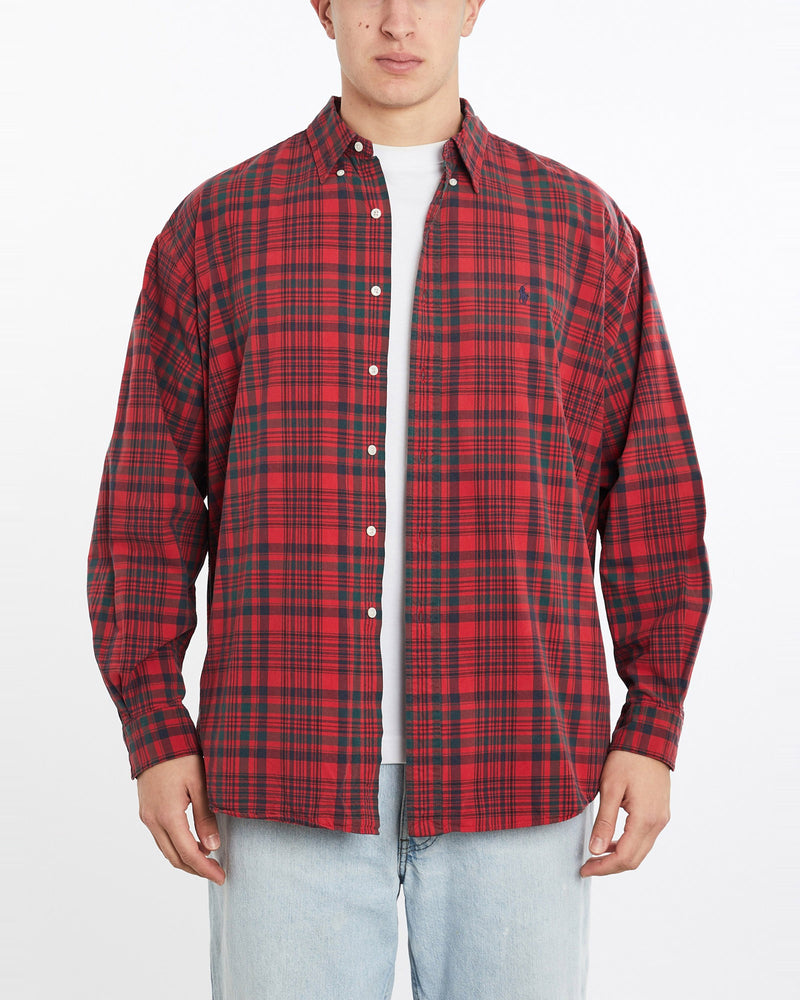 Vintage, 90s, Polo, Ralph, Lauren, Button, Up, Shirt, The Real Deal, size double extra large, colour Multicolour, newtown, sydney, australia, thrift store, opshop, preloved, secondhand, sustainable, retro, antique, 70s, 80s, 90s, 2000s, 00s, fashion, clothing, streetwear, trendy, garment, style, boutique, store, shop, archive, sale, cheap, best, top, Shirts