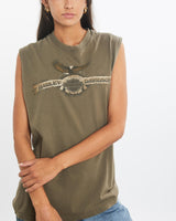 Vintage, Harley, Davidson, Tank, The Real Deal, size small, colour Green, newtown, sydney, australia, thrift store, opshop, preloved, secondhand, sustainable, retro, antique, 70s, 80s, 90s, 2000s, 00s, fashion, clothing, streetwear, trendy, garment, style, boutique, store, shop, archive, sale, cheap, best, top, T-Shirts