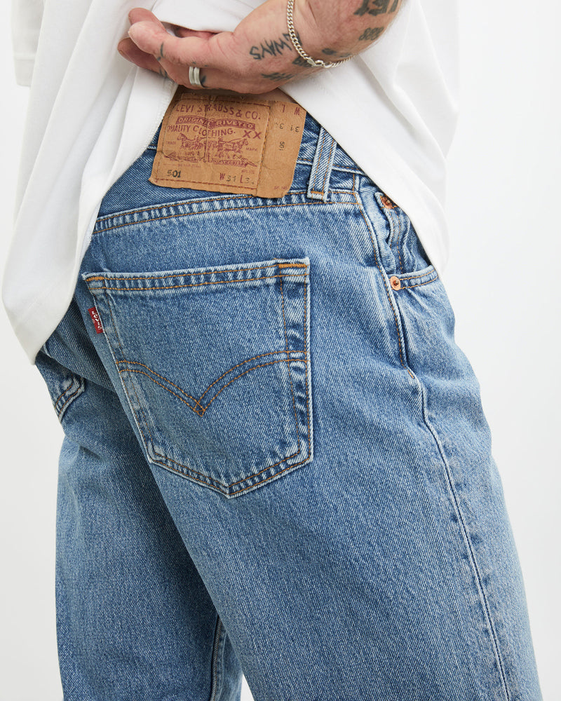 Vintage Levi's 501 Denim Jeans <br>31" , The Real Deal , newtown, sydney, australia, thrift store, opshop, preloved, secondhand, sustainable, retro, antique, 70s, 80s, 90s, 2000s, 00s, fashion, clothing, streetwear, trendy, garment, style, boutique, store, shop, archive, sale, cheap, best, top