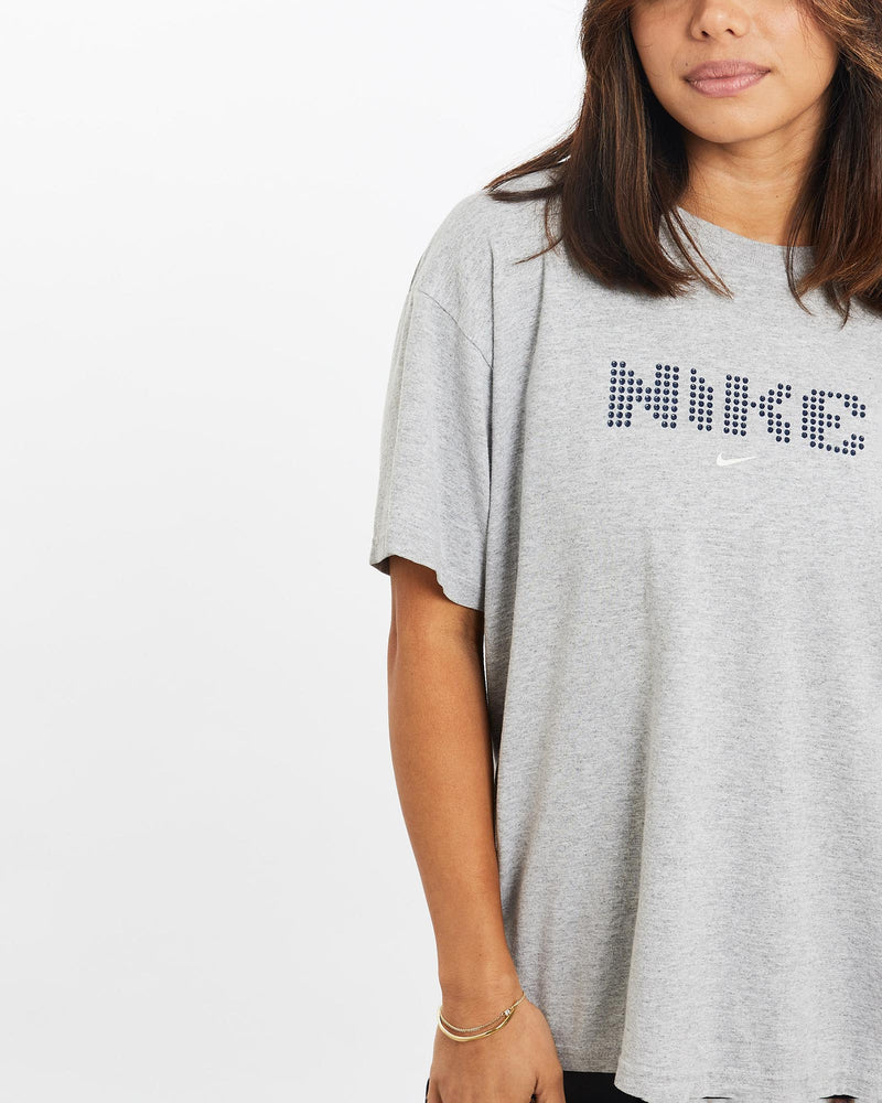 Vintage, Nike, Tee, The Real Deal, size extra small, colour Red, newtown, sydney, australia, thrift store, opshop, preloved, secondhand, sustainable, retro, antique, 70s, 80s, 90s, 2000s, 00s, fashion, clothing, streetwear, trendy, garment, style, boutique, store, shop, archive, sale, cheap, best, top, T-Shirts