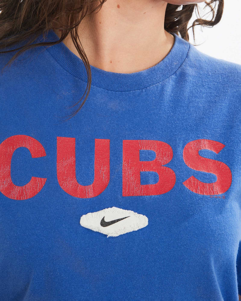 Vintage Nike MLB Chicago Cubs Tee <br>M , The Real Deal , newtown, sydney, australia, thrift store, opshop, preloved, secondhand, sustainable, retro, antique, 70s, 80s, 90s, 2000s, 00s, fashion, clothing, streetwear, trendy, garment, style, boutique, store, shop, archive, sale, cheap, best, top