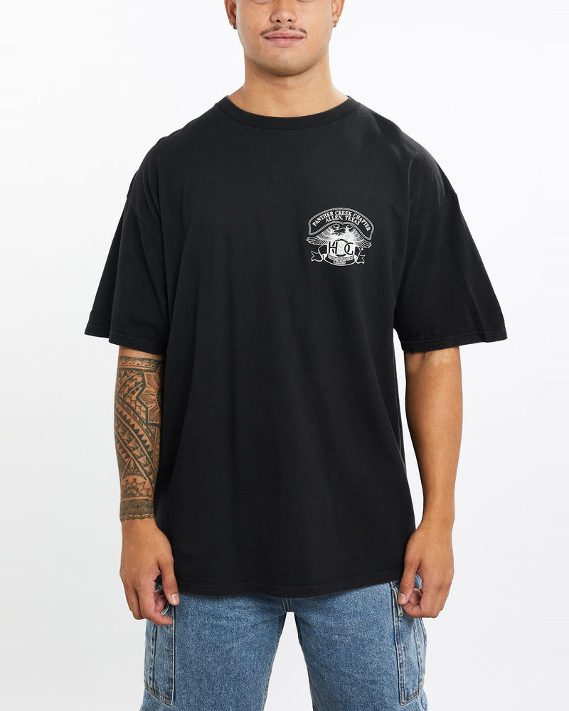 Vintage, Harley, Davidson, Owners, Group, Tee, The Real Deal, size extra large, colour Black, newtown, sydney, australia, thrift store, opshop, preloved, secondhand, sustainable, retro, antique, 70s, 80s, 90s, 2000s, 00s, fashion, clothing, streetwear, trendy, garment, style, boutique, store, shop, archive, sale, cheap, best, top, T-Shirts