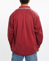 Vintage, 90s, Tommy, Hilfiger, Button, Up, Shirt, The Real Deal, size extra large, colour Burgundy, newtown, sydney, australia, thrift store, opshop, preloved, secondhand, sustainable, retro, antique, 70s, 80s, 90s, 2000s, 00s, fashion, clothing, streetwear, trendy, garment, style, boutique, store, shop, archive, sale, cheap, best, top, Shirts