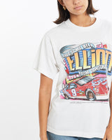 Vintage, 90s, Bill, Elliott, Racing, Tee, The Real Deal, size small, colour White, newtown, sydney, australia, thrift store, opshop, preloved, secondhand, sustainable, retro, antique, 70s, 80s, 90s, 2000s, 00s, fashion, clothing, streetwear, trendy, garment, style, boutique, store, shop, archive, sale, cheap, best, top, T-Shirts