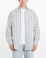 Vintage, 90s, Polo, Ralph, Lauren, Button, Up, Shirt, The Real Deal, size double extra large, colour Blue, newtown, sydney, australia, thrift store, opshop, preloved, secondhand, sustainable, retro, antique, 70s, 80s, 90s, 2000s, 00s, fashion, clothing, streetwear, trendy, garment, style, boutique, store, shop, archive, sale, cheap, best, top, Shirts