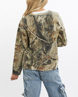 Vintage, Realtree, Camo, Sweatshirt, The Real Deal, size extra small, colour Multicolour, newtown, sydney, australia, thrift store, opshop, preloved, secondhand, sustainable, retro, antique, 70s, 80s, 90s, 2000s, 00s, fashion, clothing, streetwear, trendy, garment, style, boutique, store, shop, archive, sale, cheap, best, top, Sweats and hoodies