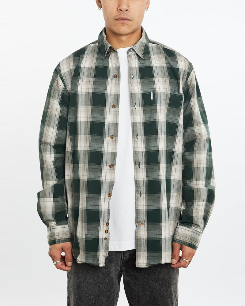 Vintage 90s Carhartt Button Up Shirt <br>XL , The Real Deal , newtown, sydney, australia, thrift store, opshop, preloved, secondhand, sustainable, retro, antique, 70s, 80s, 90s, 2000s, 00s, fashion, clothing, streetwear, trendy, garment, style, boutique, store, shop, archive, sale, cheap, best, top