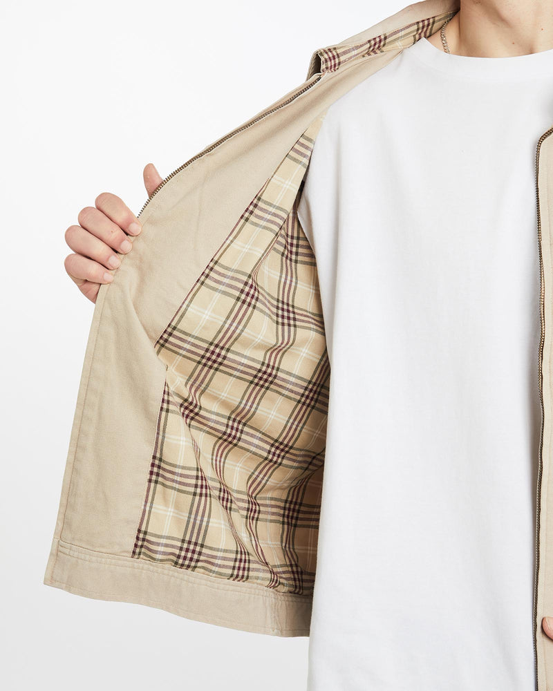 Vintage, 90s, Polo, Ralph, Lauren, Harrington, Jacket, The Real Deal, size extra large, colour Beige, newtown, sydney, australia, thrift store, opshop, preloved, secondhand, sustainable, retro, antique, 70s, 80s, 90s, 2000s, 00s, fashion, clothing, streetwear, trendy, garment, style, boutique, store, shop, archive, sale, cheap, best, top, Jackets