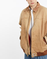 Vintage, Carhartt, Santa, Fe', Jacket, The Real Deal, size extra large, colour Beige, newtown, sydney, australia, thrift store, opshop, preloved, secondhand, sustainable, retro, antique, 70s, 80s, 90s, 2000s, 00s, fashion, clothing, streetwear, trendy, garment, style, boutique, store, shop, archive, sale, cheap, best, top, Jackets