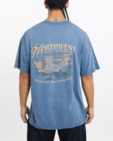 Vintage, Harley, Davidson, Tee, The Real Deal, size large, colour Blue, newtown, sydney, australia, thrift store, opshop, preloved, secondhand, sustainable, retro, antique, 70s, 80s, 90s, 2000s, 00s, fashion, clothing, streetwear, trendy, garment, style, boutique, store, shop, archive, sale, cheap, best, top, T-Shirts