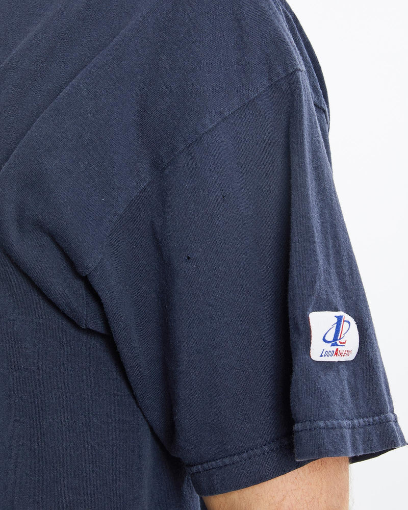 Vintage, 90s, NFL, Dallas, Cowboys, Tee, The Real Deal, size extra large, colour Navy, newtown, sydney, australia, thrift store, opshop, preloved, secondhand, sustainable, retro, antique, 70s, 80s, 90s, 2000s, 00s, fashion, clothing, streetwear, trendy, garment, style, boutique, store, shop, archive, sale, cheap, best, top, T-Shirts