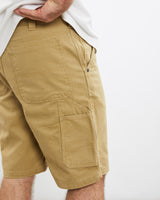 Vintage, Red, Head, Brand, Co., Carpenter, Shorts, The Real Deal, size 32", colour Brown, newtown, sydney, australia, thrift store, opshop, preloved, secondhand, sustainable, retro, antique, 70s, 80s, 90s, 2000s, 00s, fashion, clothing, streetwear, trendy, garment, style, boutique, store, shop, archive, sale, cheap, best, top, Shorts