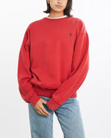 Vintage, 90s, Polo, Ralph, Lauren, Sweatshirt, The Real Deal, size small, colour Red, newtown, sydney, australia, thrift store, opshop, preloved, secondhand, sustainable, retro, antique, 70s, 80s, 90s, 2000s, 00s, fashion, clothing, streetwear, trendy, garment, style, boutique, store, shop, archive, sale, cheap, best, top, Sweats and hoodies