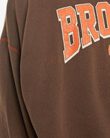 Vintage, NFL, Cleveland, Browns, Sweatshirt, The Real Deal, size extra large, colour Brown, newtown, sydney, australia, thrift store, opshop, preloved, secondhand, sustainable, retro, antique, 70s, 80s, 90s, 2000s, 00s, fashion, clothing, streetwear, trendy, garment, style, boutique, store, shop, archive, sale, cheap, best, top, Sweats and hoodies