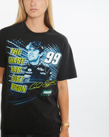 Vintage, Carl, Edwards, NASCAR, Racing, Tee, The Real Deal, size medium, colour Black, newtown, sydney, australia, thrift store, opshop, preloved, secondhand, sustainable, retro, antique, 70s, 80s, 90s, 2000s, 00s, fashion, clothing, streetwear, trendy, garment, style, boutique, store, shop, archive, sale, cheap, best, top, T-Shirts