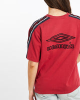 Vintage, 90s, Umbro, Tee, The Real Deal, size medium, colour Red, newtown, sydney, australia, thrift store, opshop, preloved, secondhand, sustainable, retro, antique, 70s, 80s, 90s, 2000s, 00s, fashion, clothing, streetwear, trendy, garment, style, boutique, store, shop, archive, sale, cheap, best, top, T-Shirts