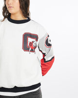 Vintage, 90s, NCAA, University, of, Georgia, Bulldogs, Sweatshirt, The Real Deal, size medium, colour White, newtown, sydney, australia, thrift store, opshop, preloved, secondhand, sustainable, retro, antique, 70s, 80s, 90s, 2000s, 00s, fashion, clothing, streetwear, trendy, garment, style, boutique, store, shop, archive, sale, cheap, best, top, Sweats and hoodies