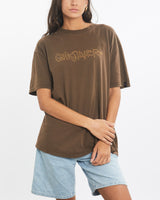 Vintage, Quiksilver, Surf, Tee, The Real Deal, size small, colour Brown, newtown, sydney, australia, thrift store, opshop, preloved, secondhand, sustainable, retro, antique, 70s, 80s, 90s, 2000s, 00s, fashion, clothing, streetwear, trendy, garment, style, boutique, store, shop, archive, sale, cheap, best, top, T-Shirts