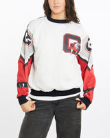 Vintage, 90s, NCAA, University, of, Georgia, Bulldogs, Sweatshirt, The Real Deal, size medium, colour White, newtown, sydney, australia, thrift store, opshop, preloved, secondhand, sustainable, retro, antique, 70s, 80s, 90s, 2000s, 00s, fashion, clothing, streetwear, trendy, garment, style, boutique, store, shop, archive, sale, cheap, best, top, Sweats and hoodies