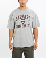 Vintage, Harvard, University, Tee, The Real Deal, size large, colour Grey, newtown, sydney, australia, thrift store, opshop, preloved, secondhand, sustainable, retro, antique, 70s, 80s, 90s, 2000s, 00s, fashion, clothing, streetwear, trendy, garment, style, boutique, store, shop, archive, sale, cheap, best, top, T-Shirts