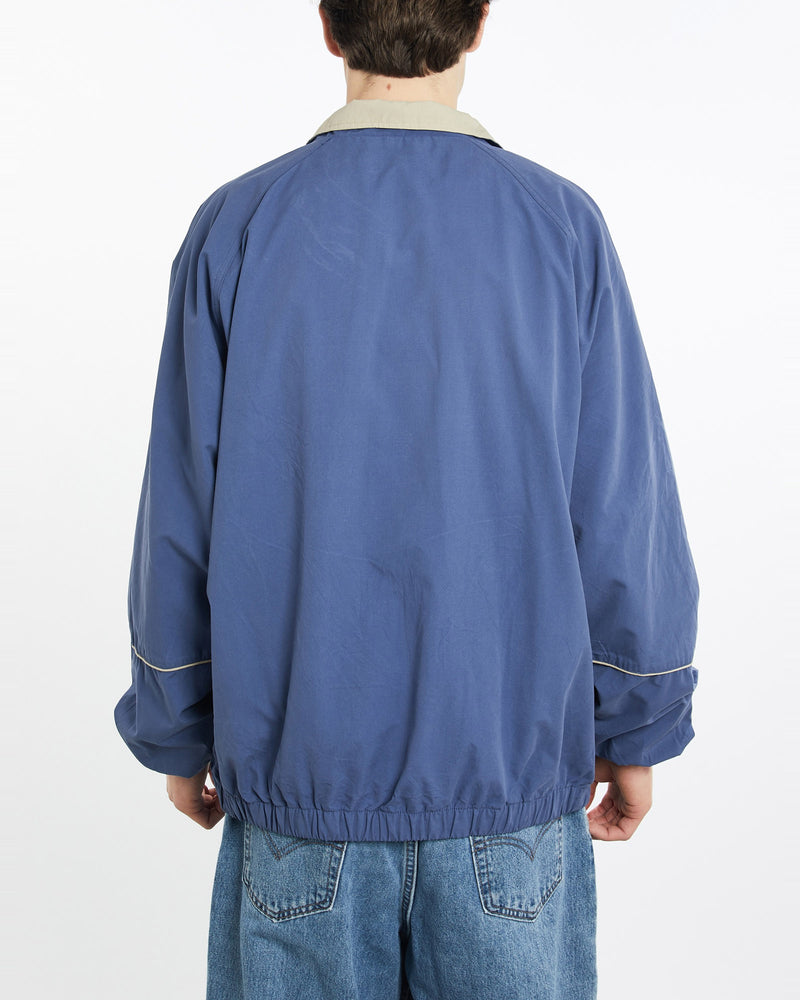 Vintage, 90s, Polo, Ralph, Lauren, Harrington, Jacket, The Real Deal, size extra large, colour Blue, newtown, sydney, australia, thrift store, opshop, preloved, secondhand, sustainable, retro, antique, 70s, 80s, 90s, 2000s, 00s, fashion, clothing, streetwear, trendy, garment, style, boutique, store, shop, archive, sale, cheap, best, top, Jackets