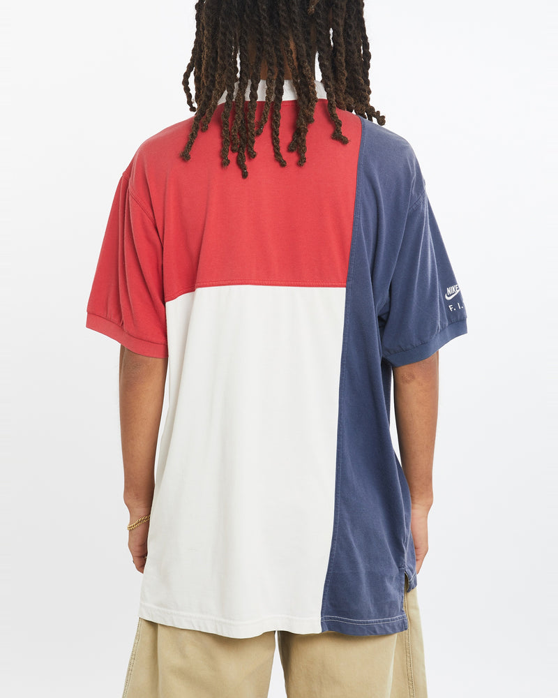 Vintage 90s Nike Challenge Court Polo Shirt <br>L , The Real Deal , newtown, sydney, australia, thrift store, opshop, preloved, secondhand, sustainable, retro, antique, 70s, 80s, 90s, 2000s, 00s, fashion, clothing, streetwear, trendy, garment, style, boutique, store, shop, archive, sale, cheap, best, top